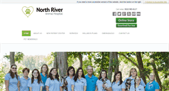 Desktop Screenshot of northriveranimalhospital.com