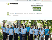 Tablet Screenshot of northriveranimalhospital.com